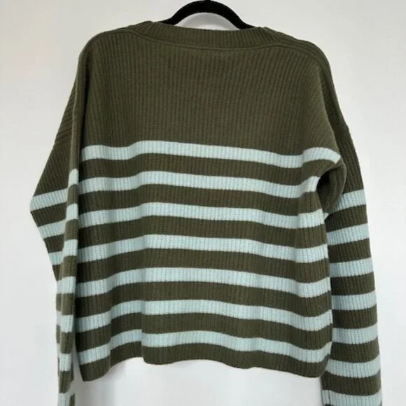La Ligne Mini Striped Toujours Sweater, size L - Picture 3 of 4